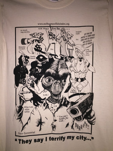 'ESCO-TERRESTRIAL'  t-shirt